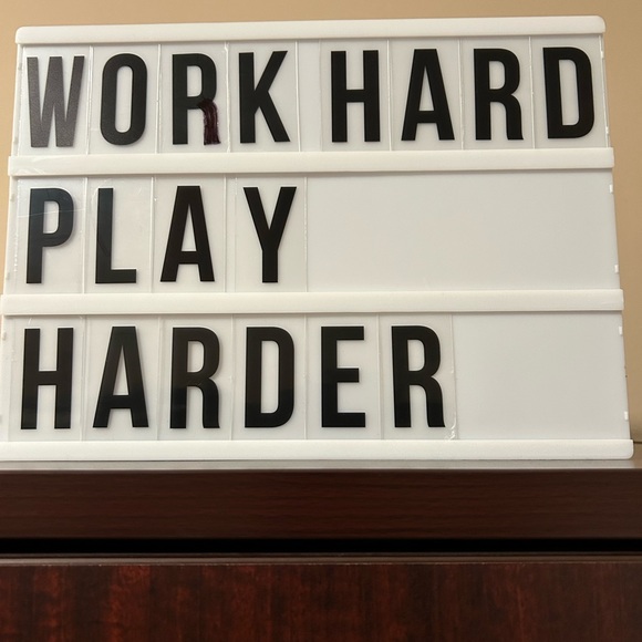 Room Decor—College or Study Room Decor with light up option & letters for words - Picture 3 of 8